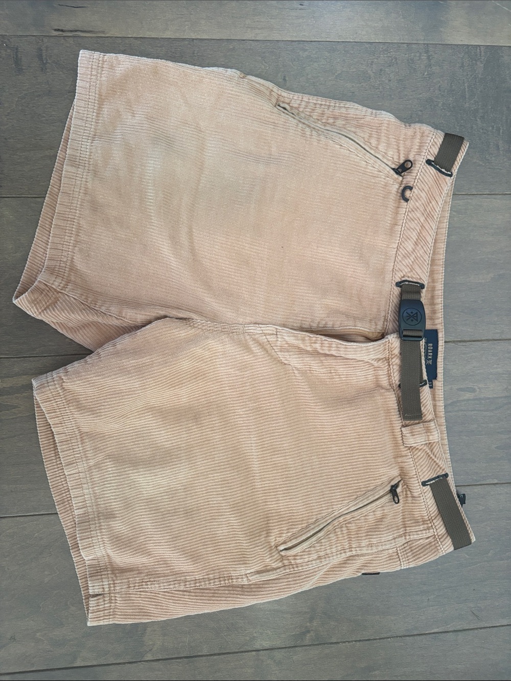 Roark Beige Corduroy Men’s Shorts